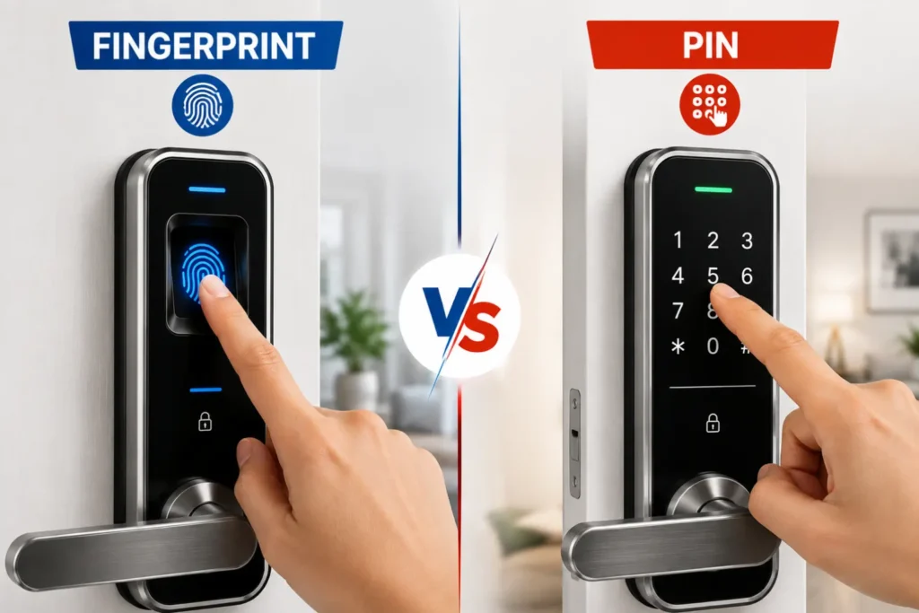 How fingerprint and PIN smart locks work