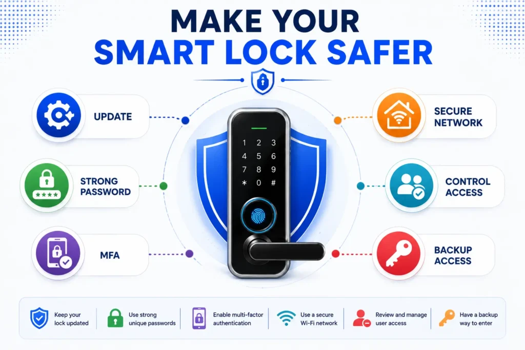 Smart lock security checklist for safer installation and use