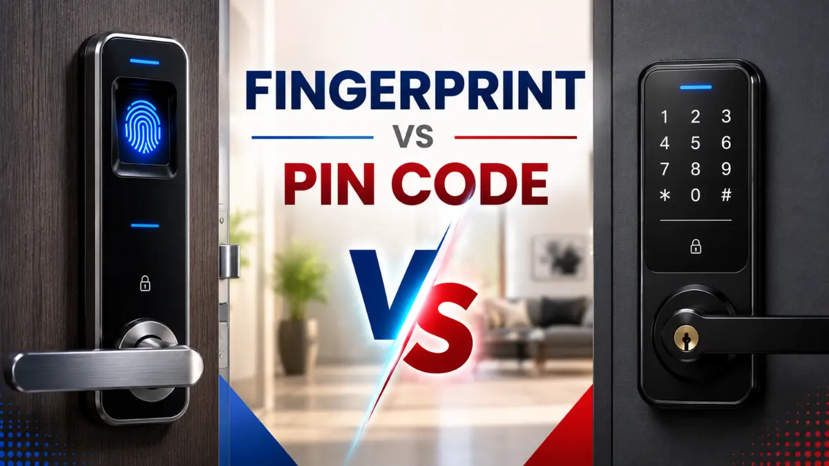 Fingerprint vs PIN code smart lock comparison