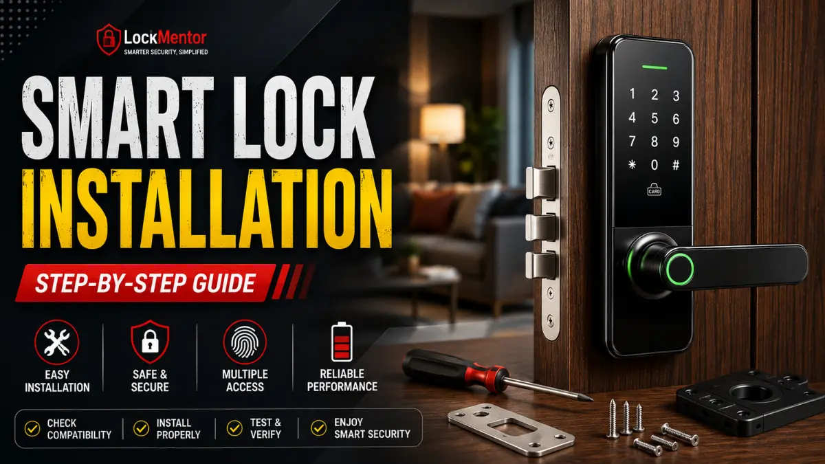 Smart lock installation step-by-step guide