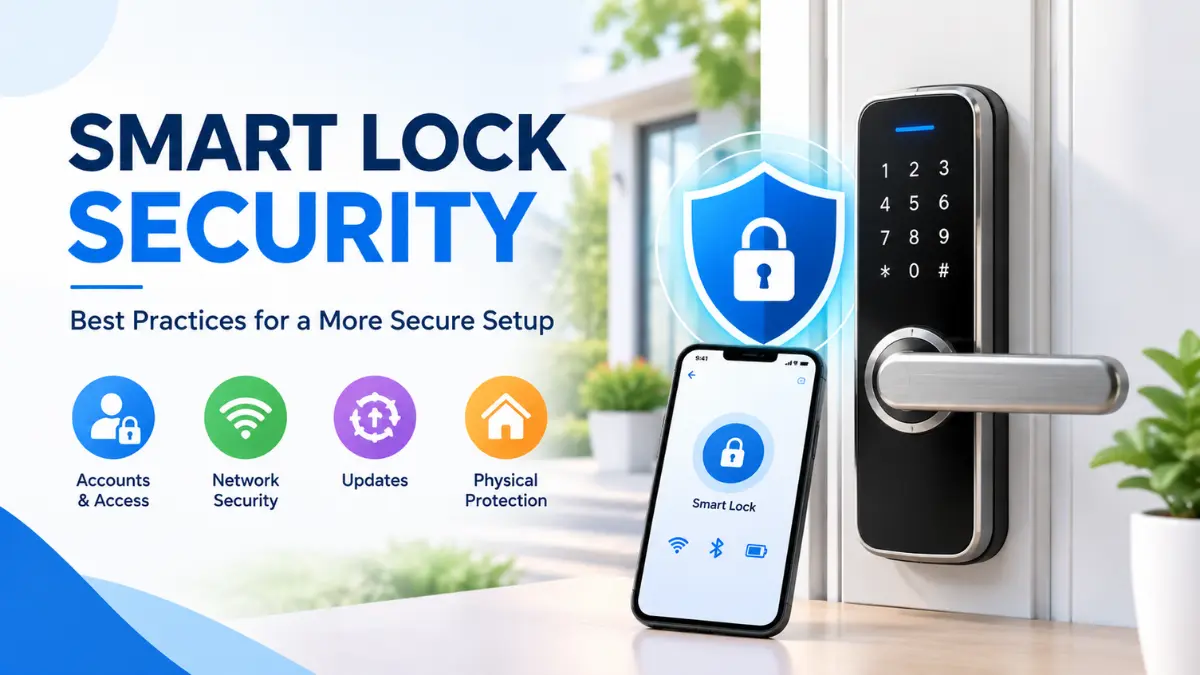 Smart lock security best practices for a secure home